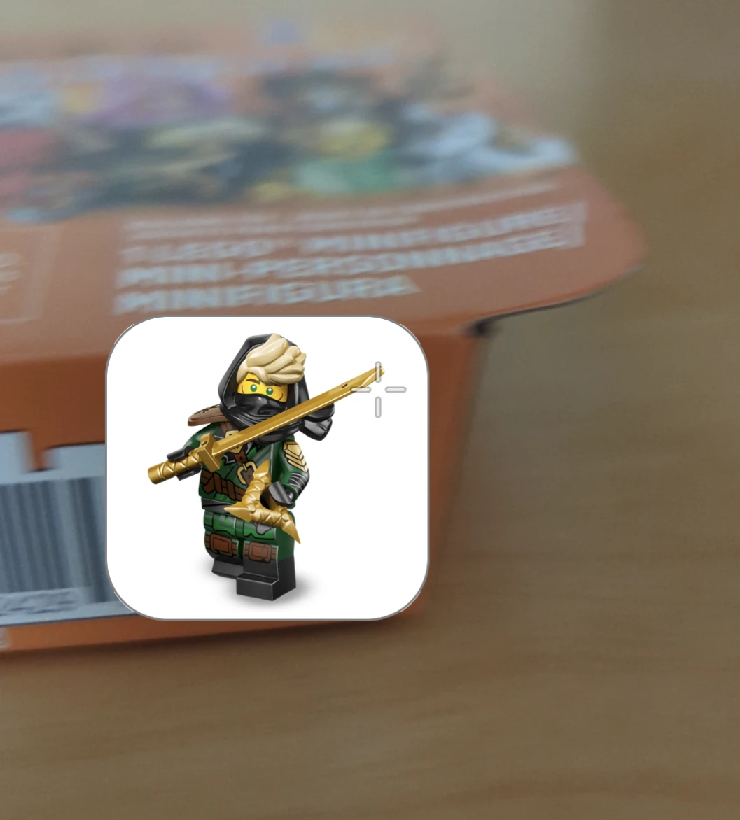 LEGO series 29 miniature mysterious Ronin