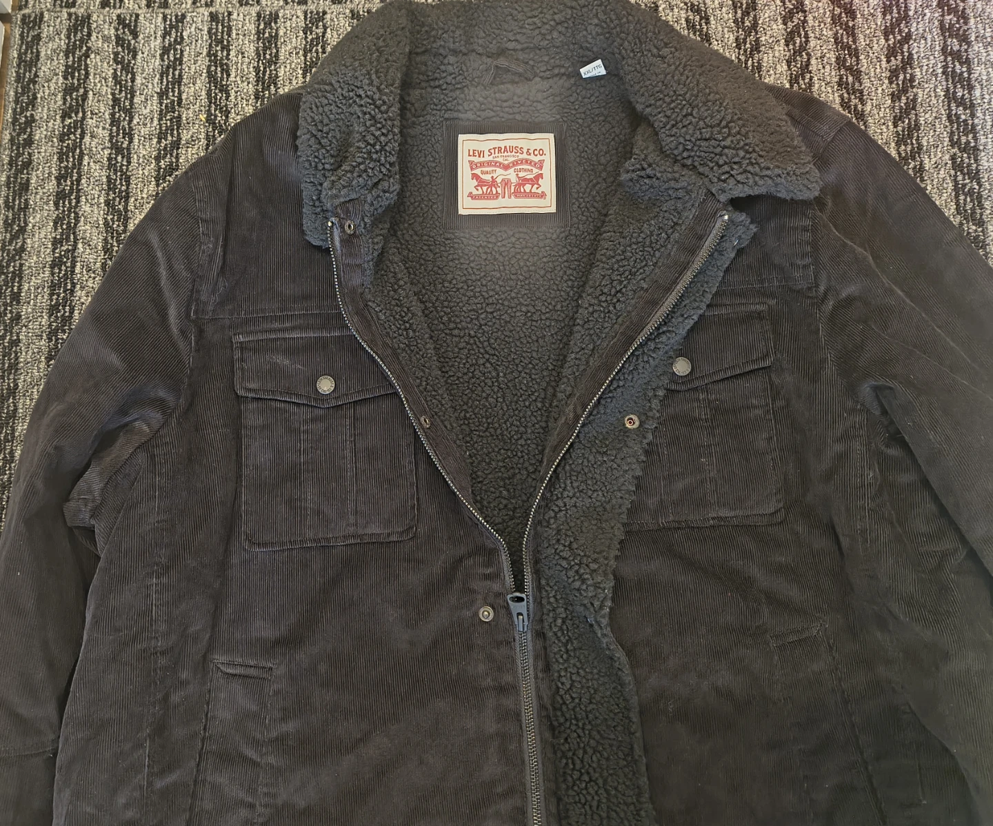 Levi's Corduroy Sherpa Jacket XXL - photo 2