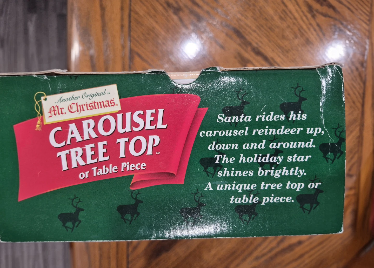 Vintage 1997 Mr. Christmas  Carousel Tree Topper / Tabletop - photo 2
