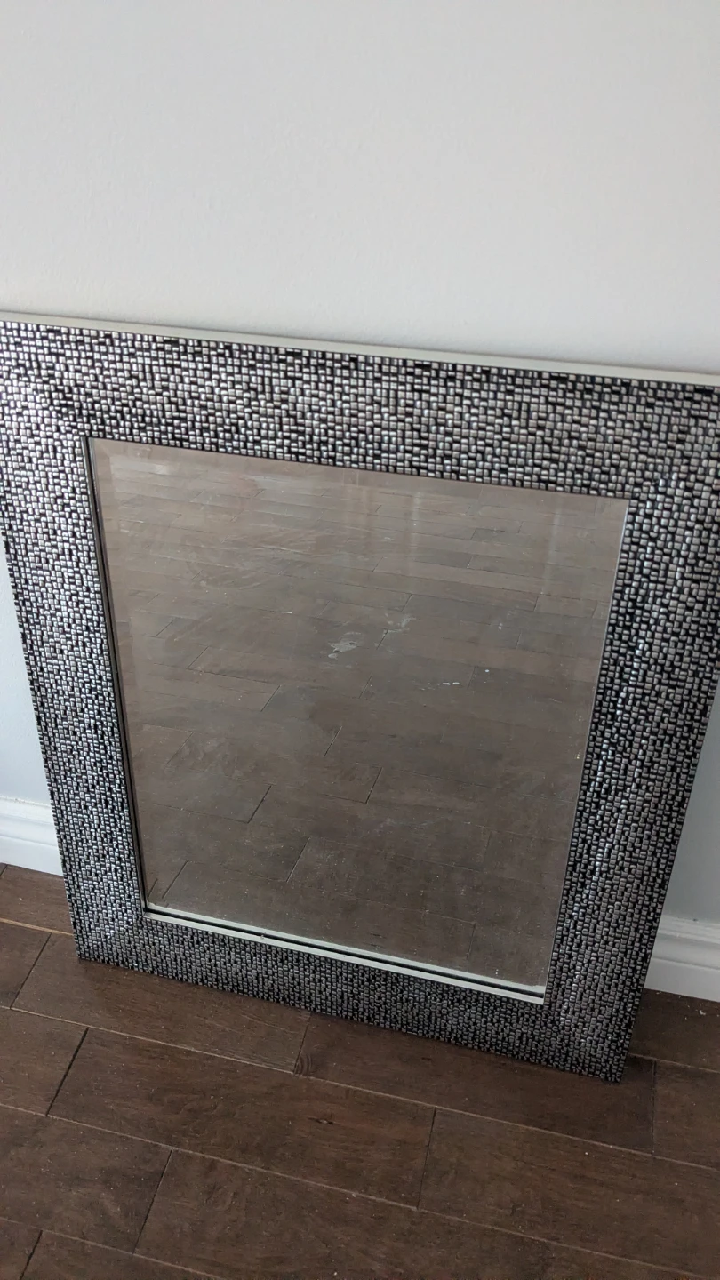 Decorative Wall Mirror with Mosaic Frame - photo 2