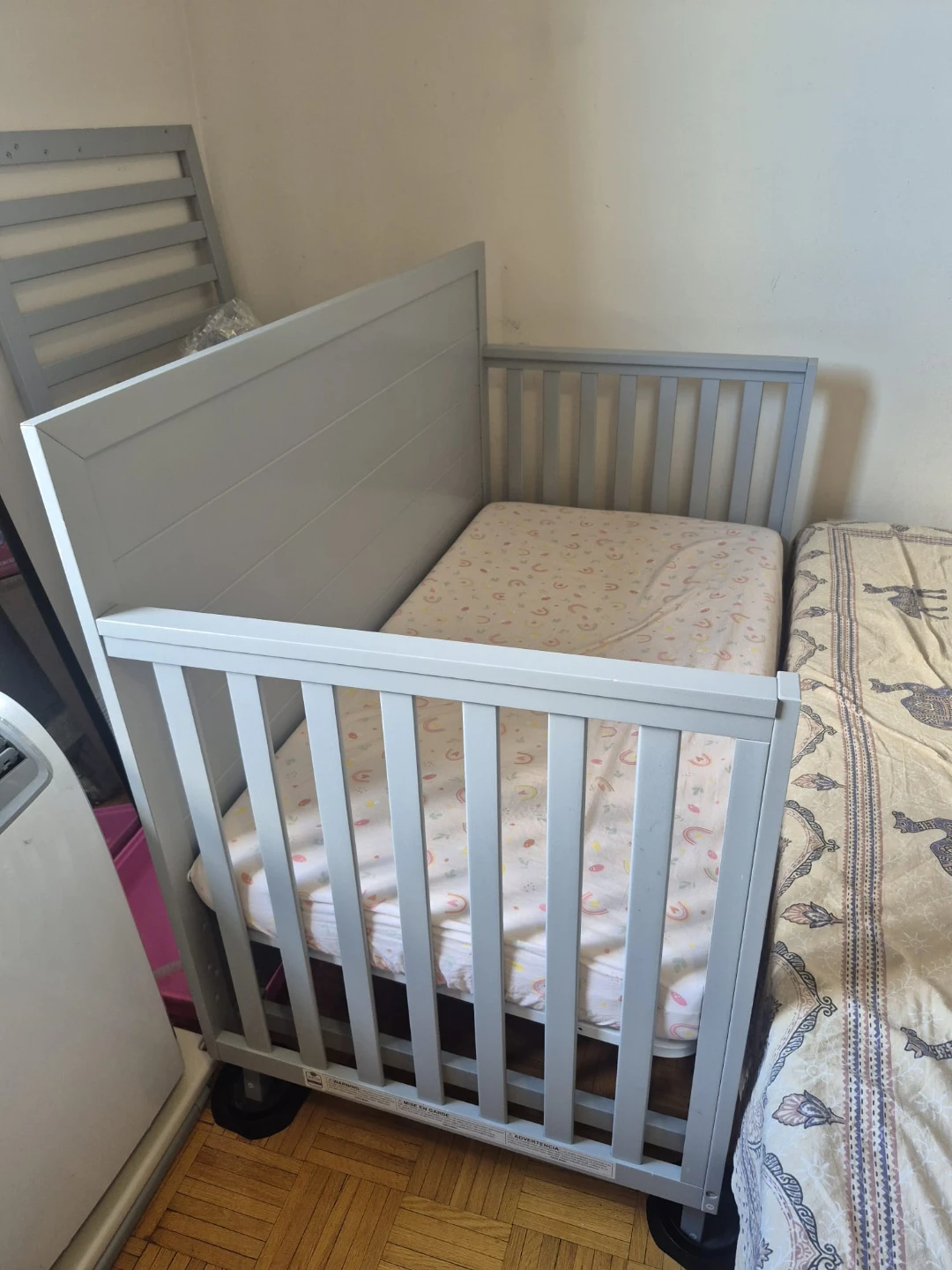 Fisher-Price Convertible Crib with mattress