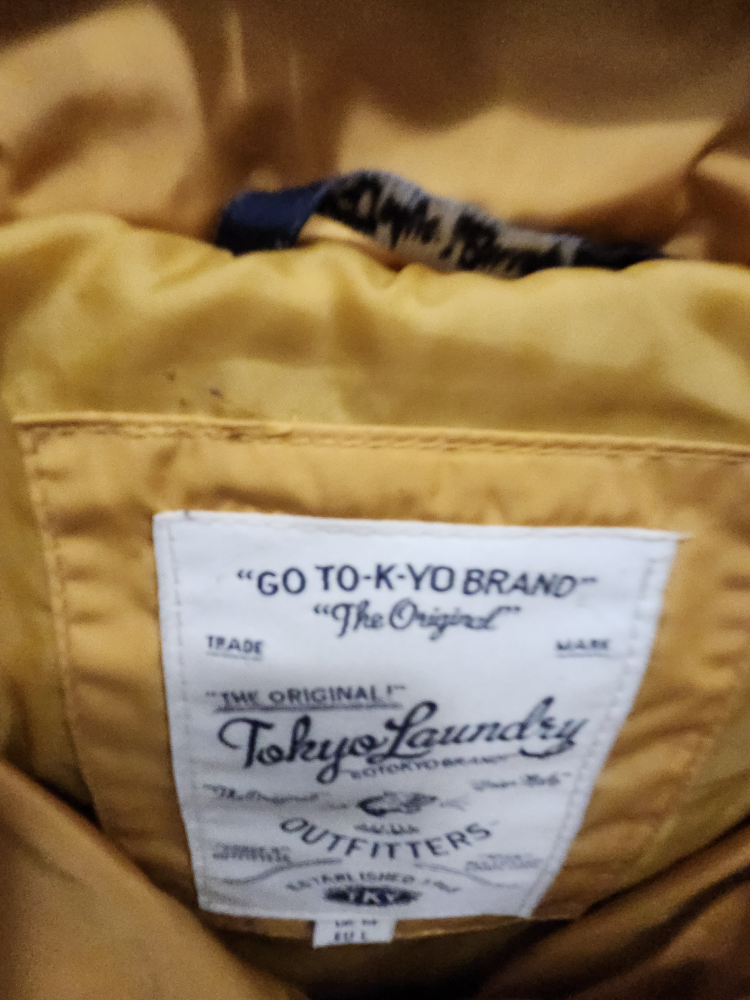 Tokyo Laundry Mustard Puffer Jacket Size Large - photo 3