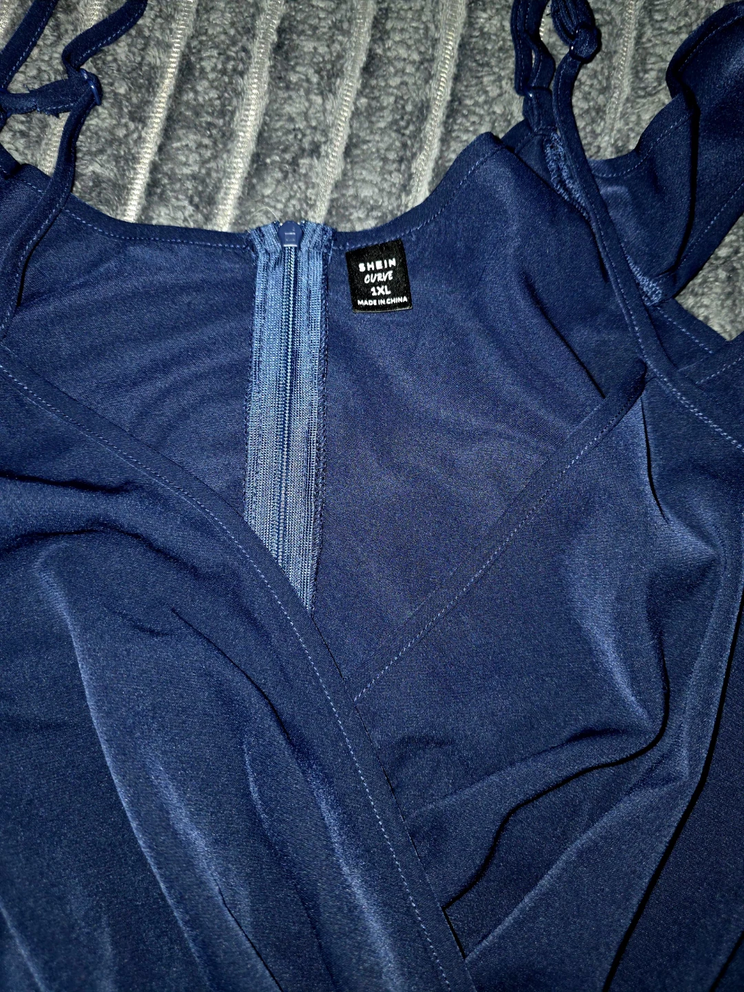 SHEIN Curve Navy Blue Dress - photo 4