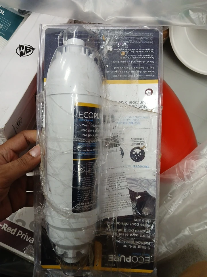 EcoPure 5 Year In-Line Refrigerator Filter