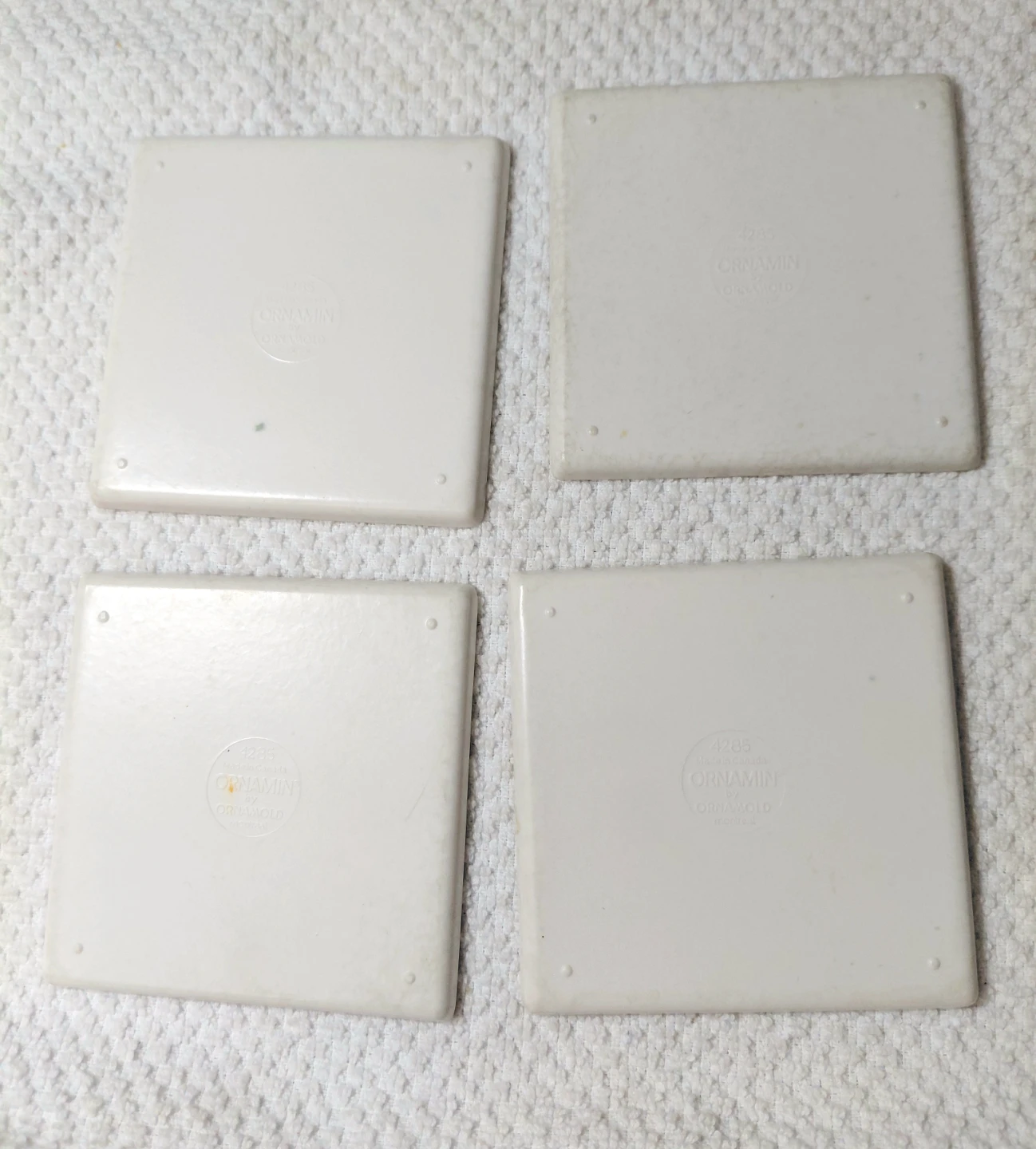 Set of 4 Vintage Ornamin Ship Coasters - photo 2