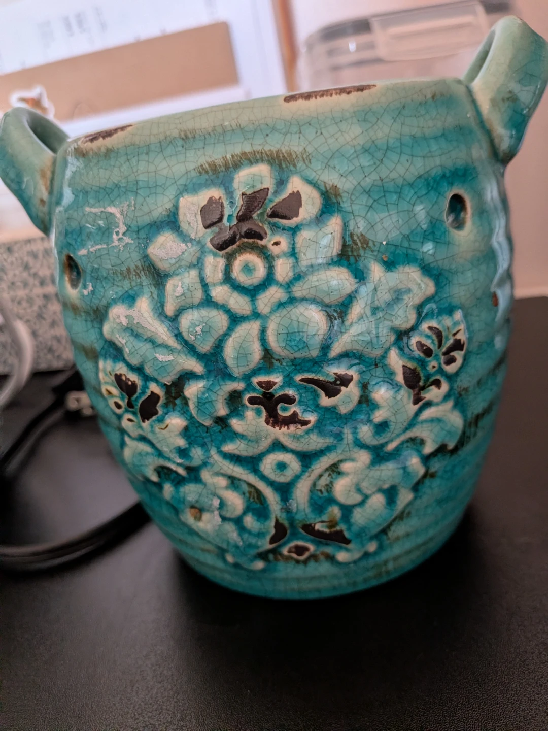 Scentsy Rustic Bloom Wax Warmer 2-Piece Set - photo 3