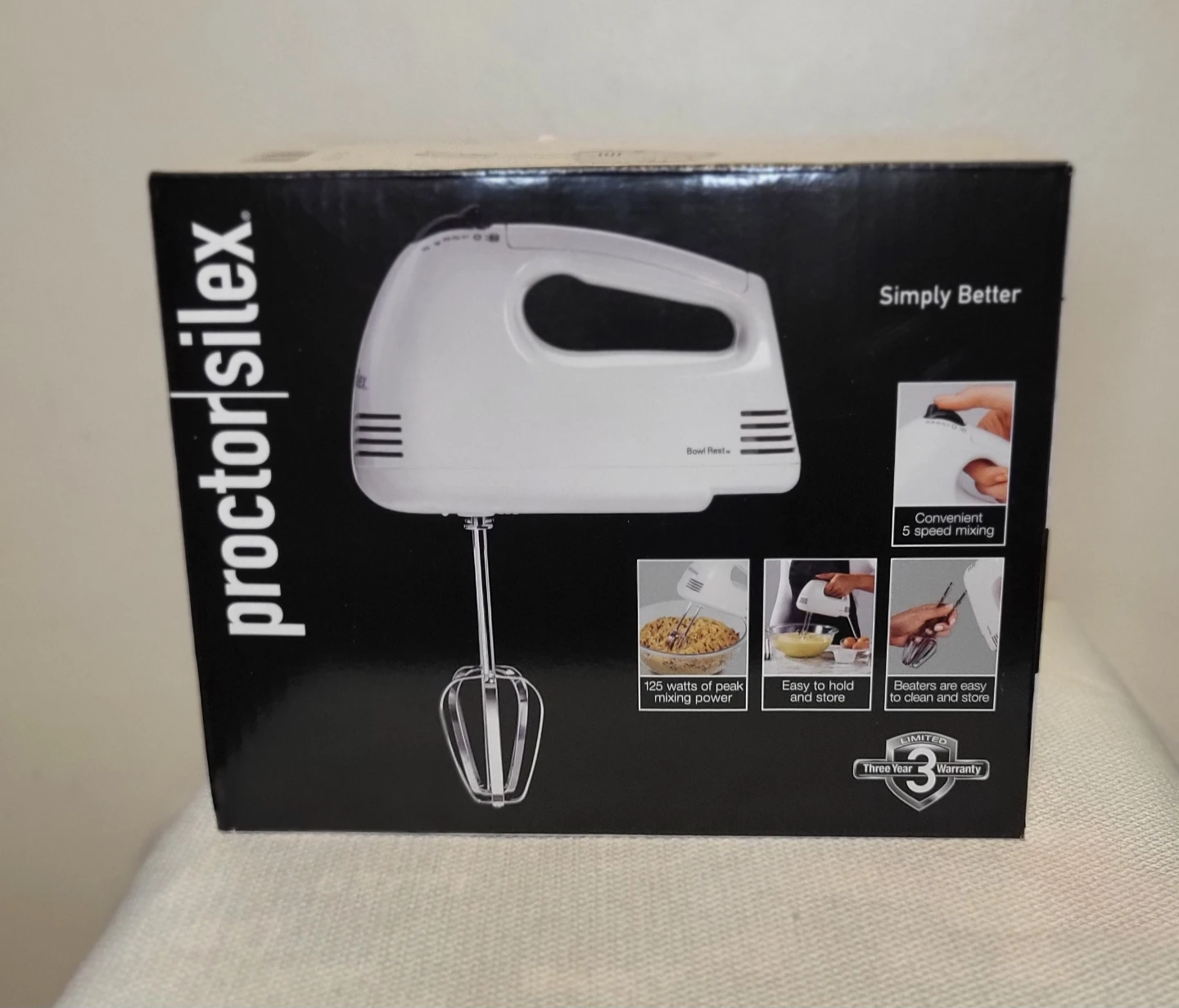 Proctor Silex 5-Speed Hand Mixer
