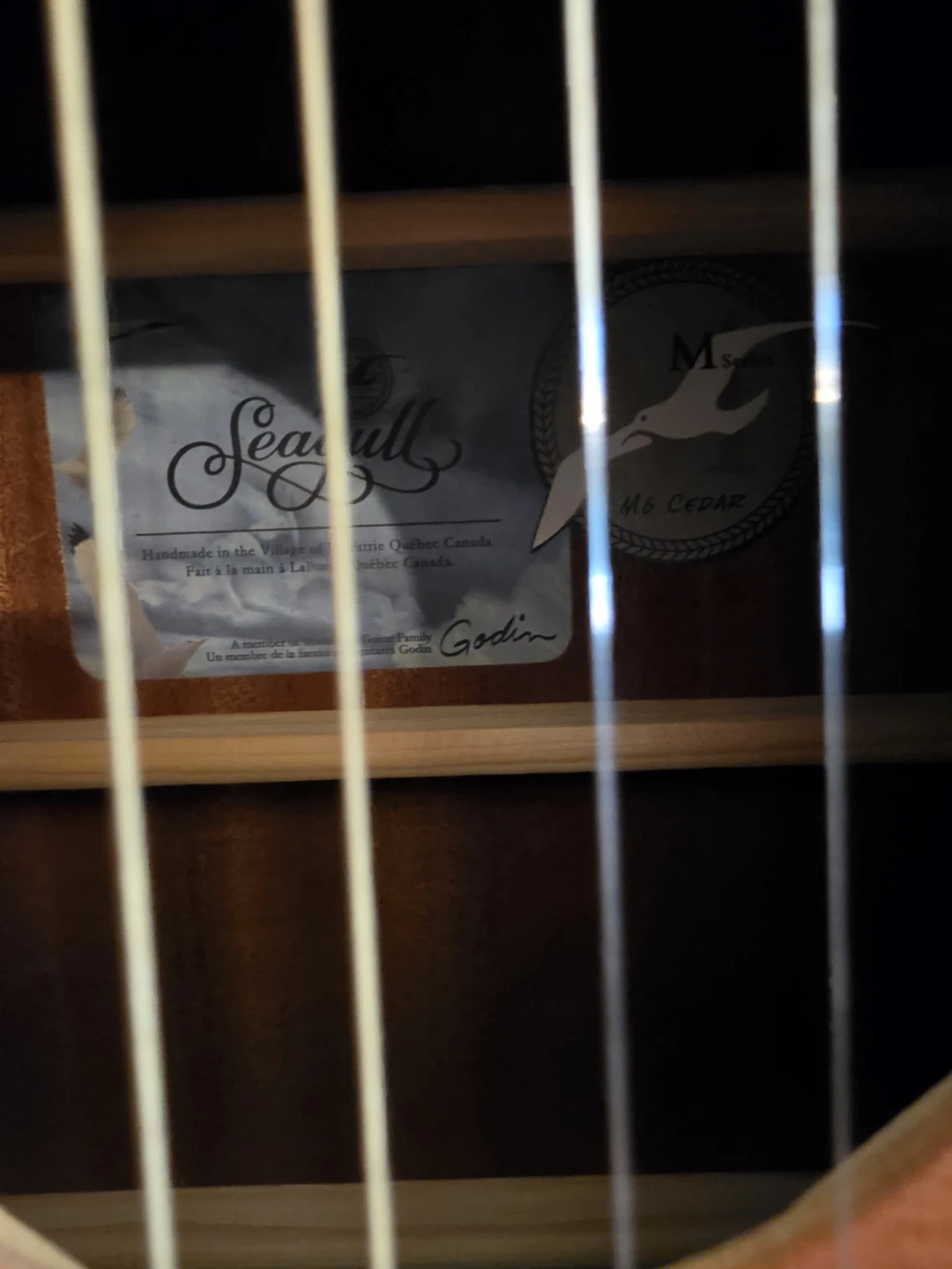 Seagull M6 Cedar Acoustic Guitar - photo 2