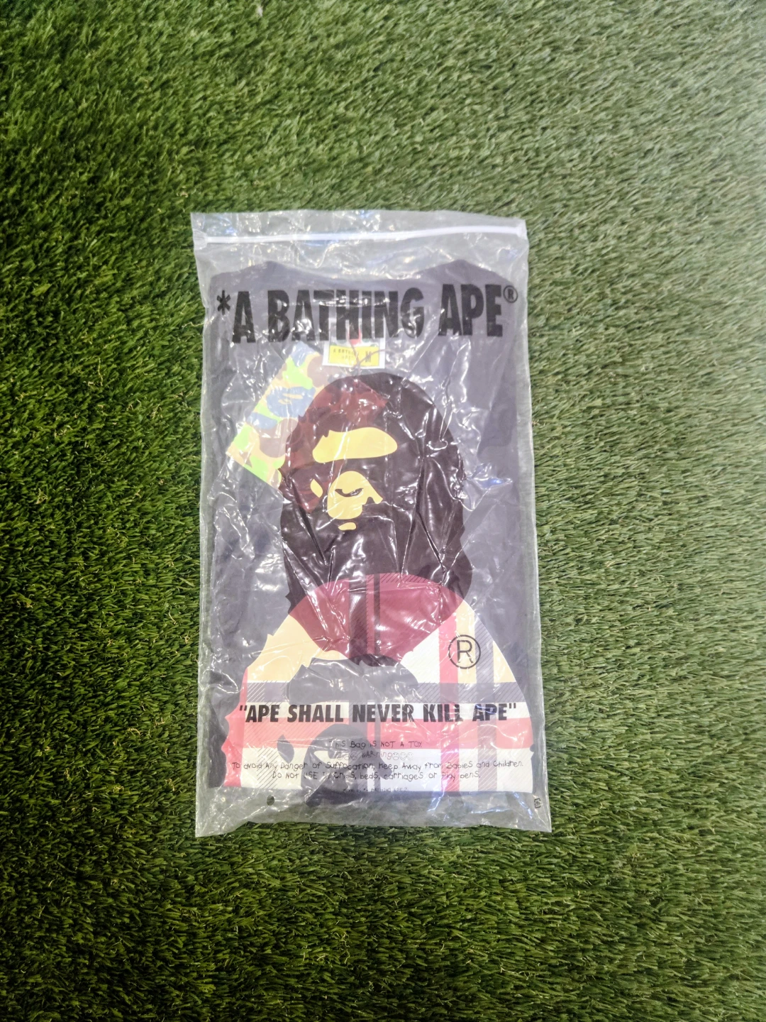 A Bathing Ape (Bape) Plaid Design Tee Shirt - photo 5