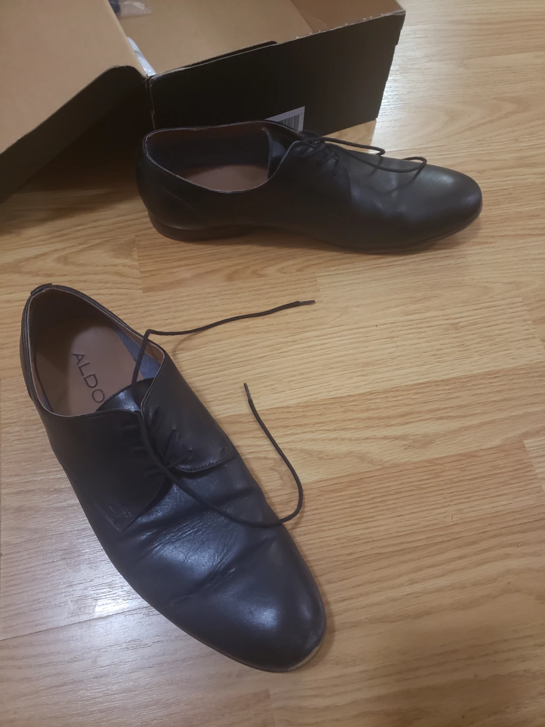 ALDO Black Leather Dress Shoes - photo 2