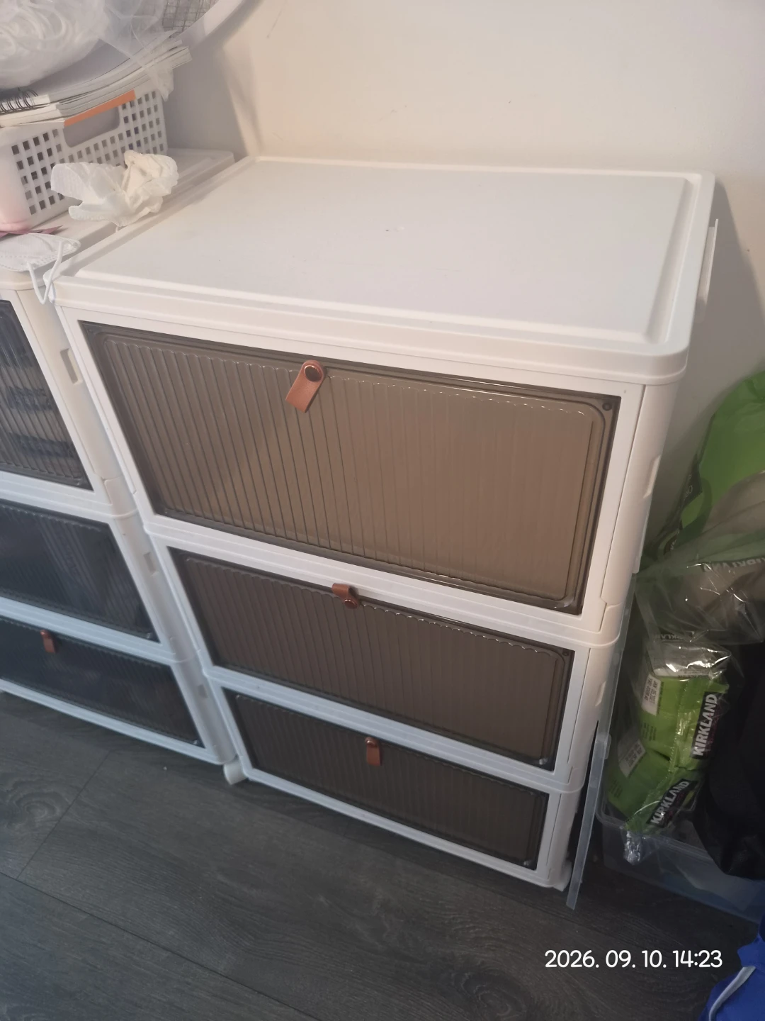3-Tier Plastic Storage Drawer Unit