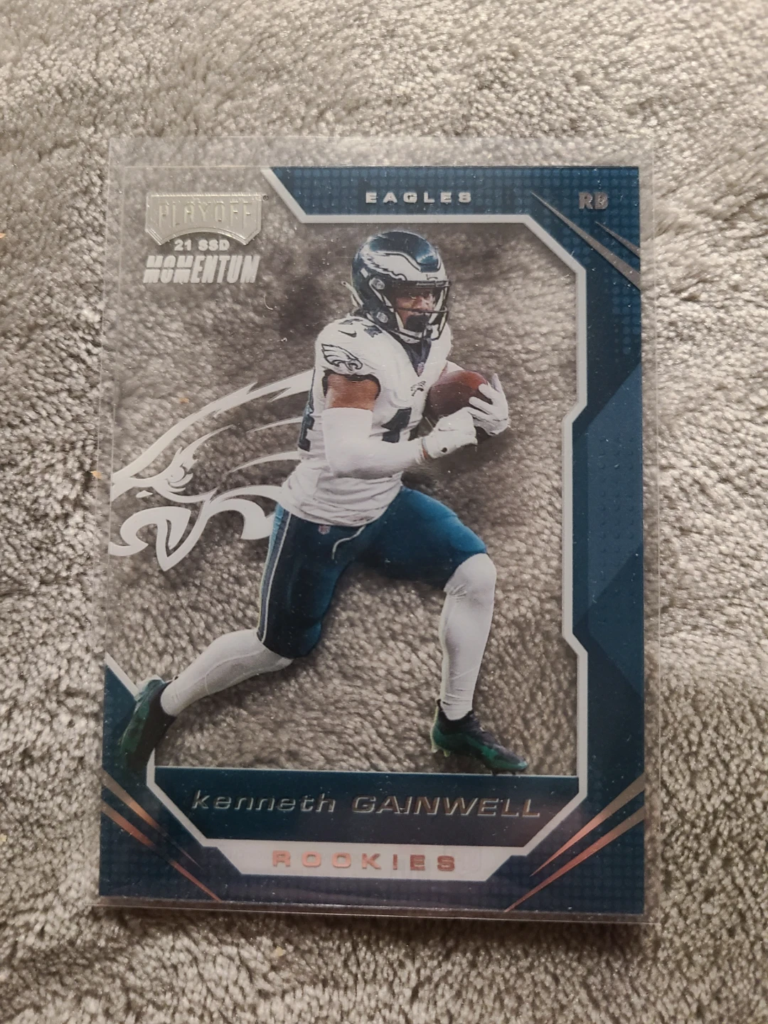 2021 Kenneth Gainwell Playoff Momentum Rookie Card