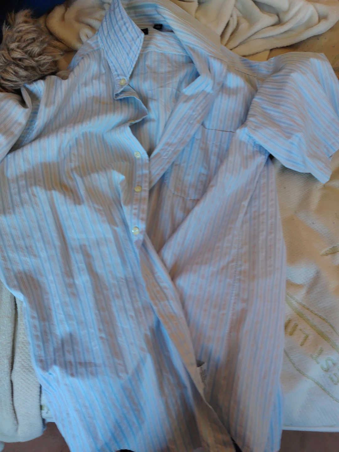 Copperley striped button-down shirt, size 16 1/2