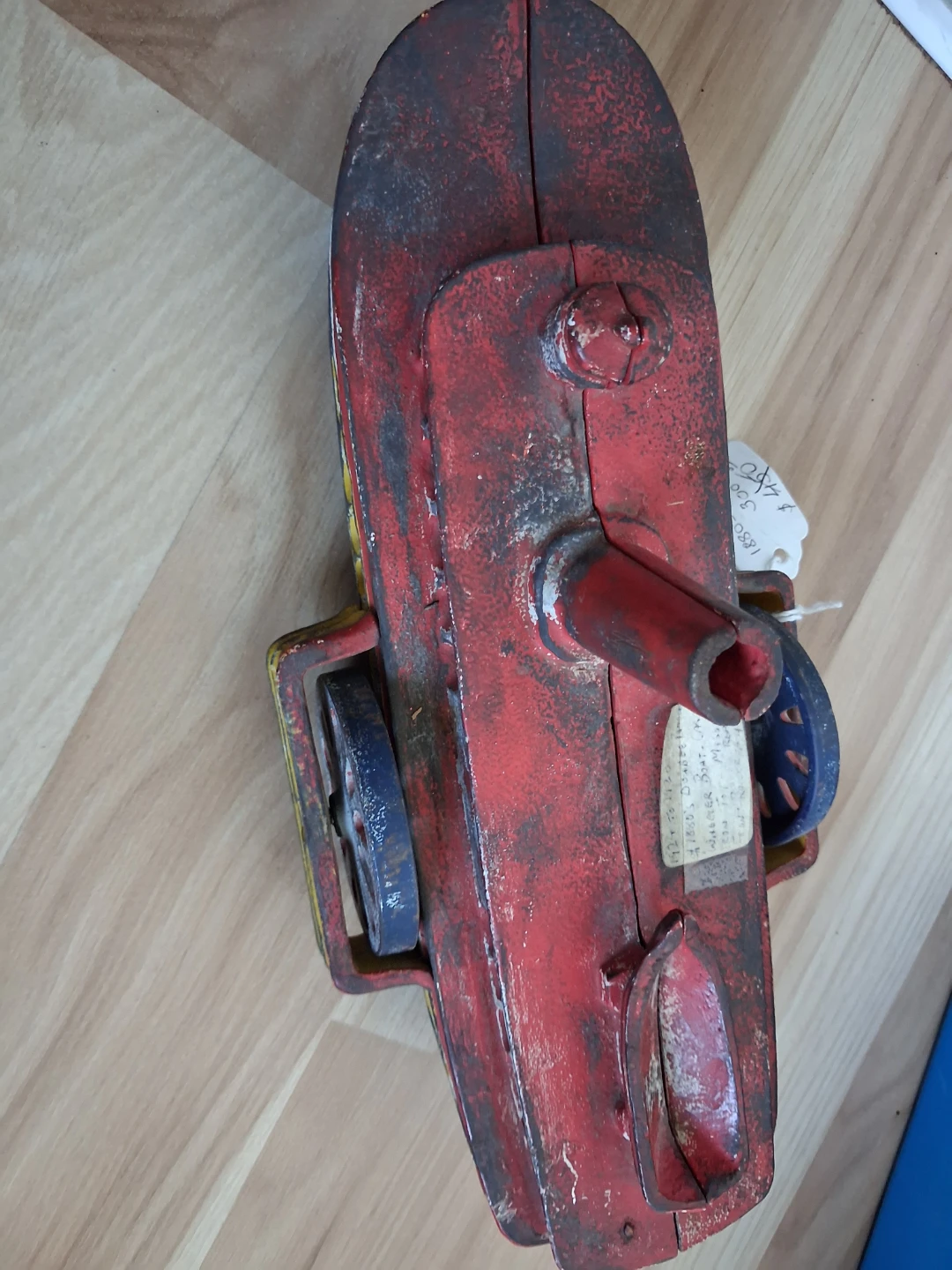 Vintage Cast Iron Paddle Wheeler Boat Toy