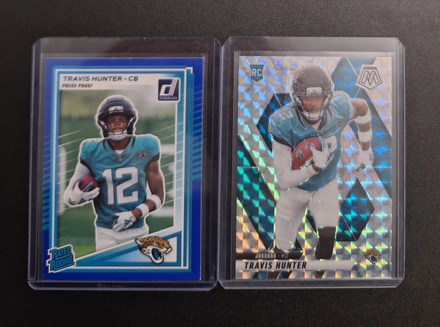 Travis Hunter Donruss and Mosaic Rookie Cards
