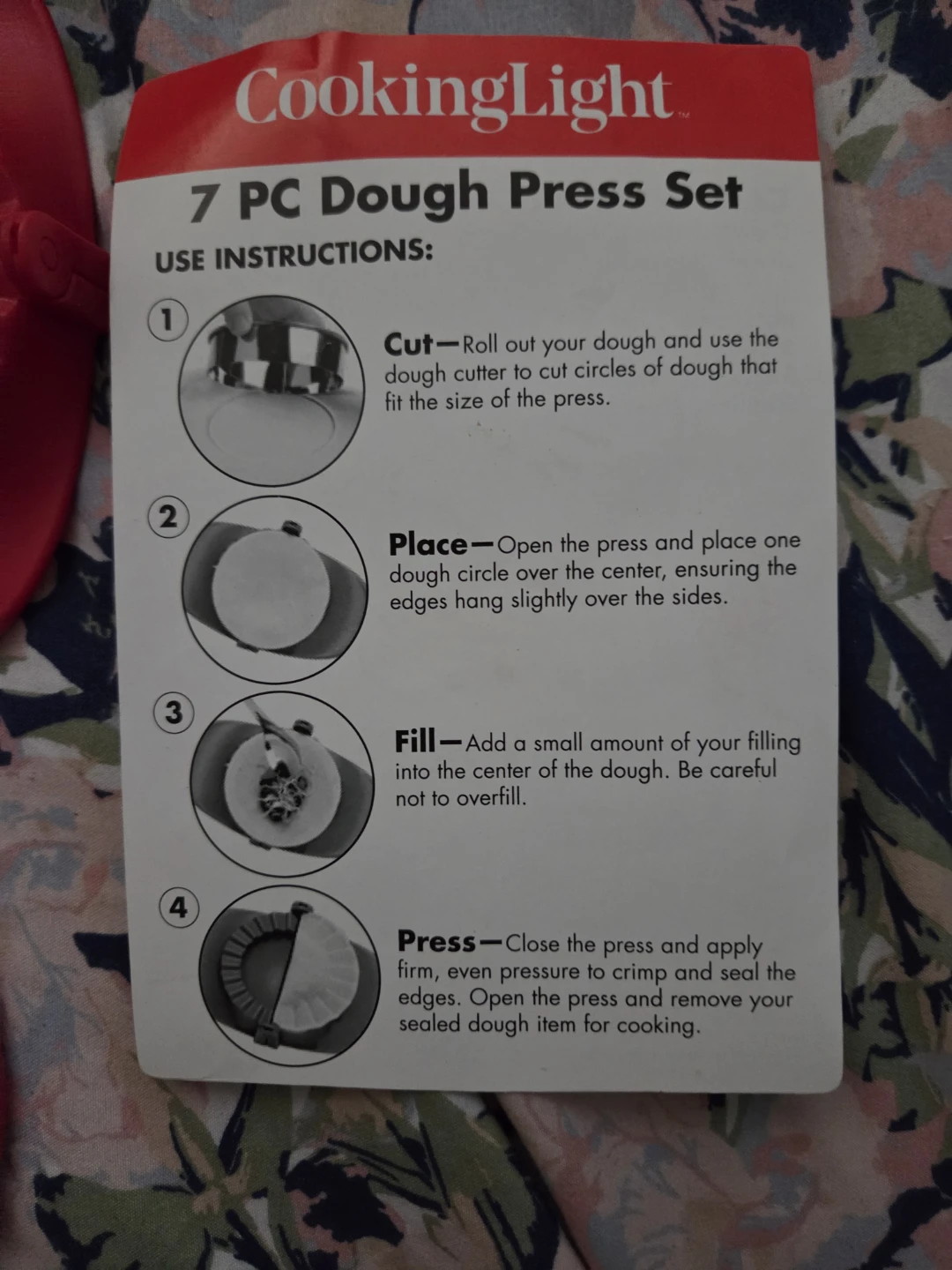 Cooking Light 7-Piece Dough Press/ Empanada Set - photo 4