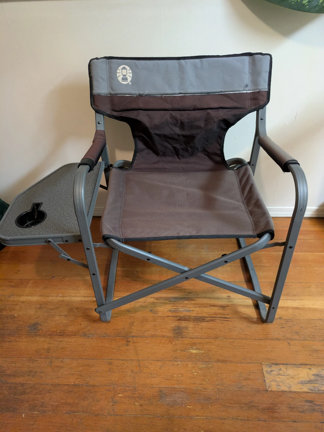 Coleman Folding Camping Chair with Side Table