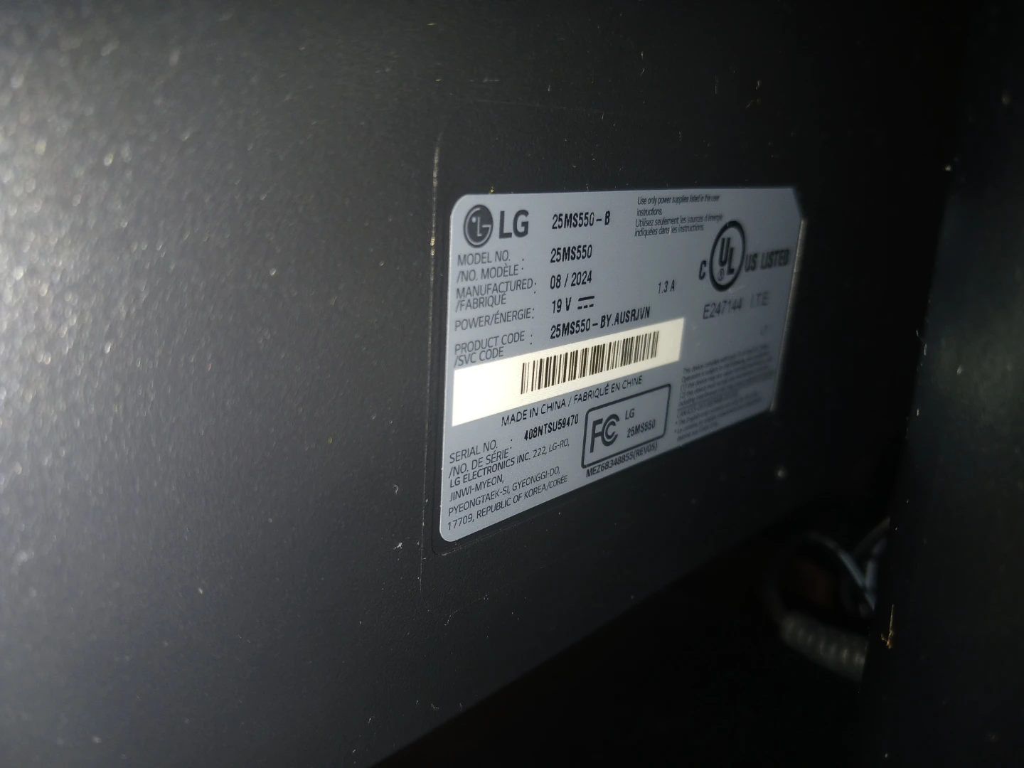LG 25" 100Hz IPS Monitor (25MS550-B) - photo 3