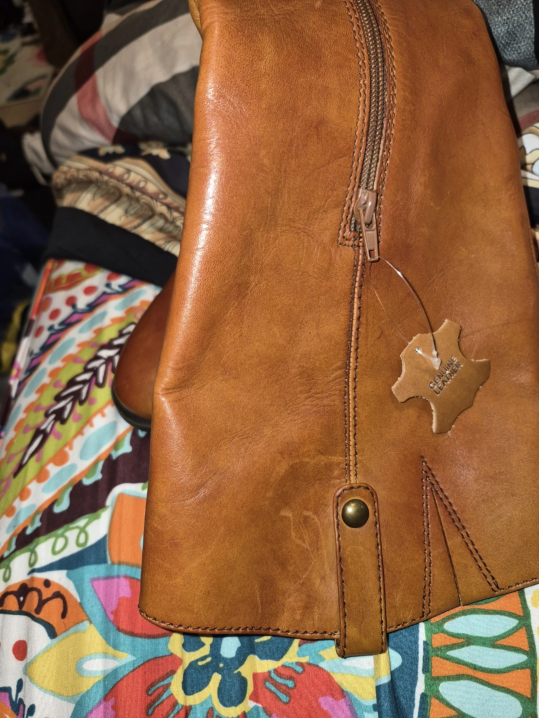 INC Tan Genuine Leather Tall Boots - photo 4