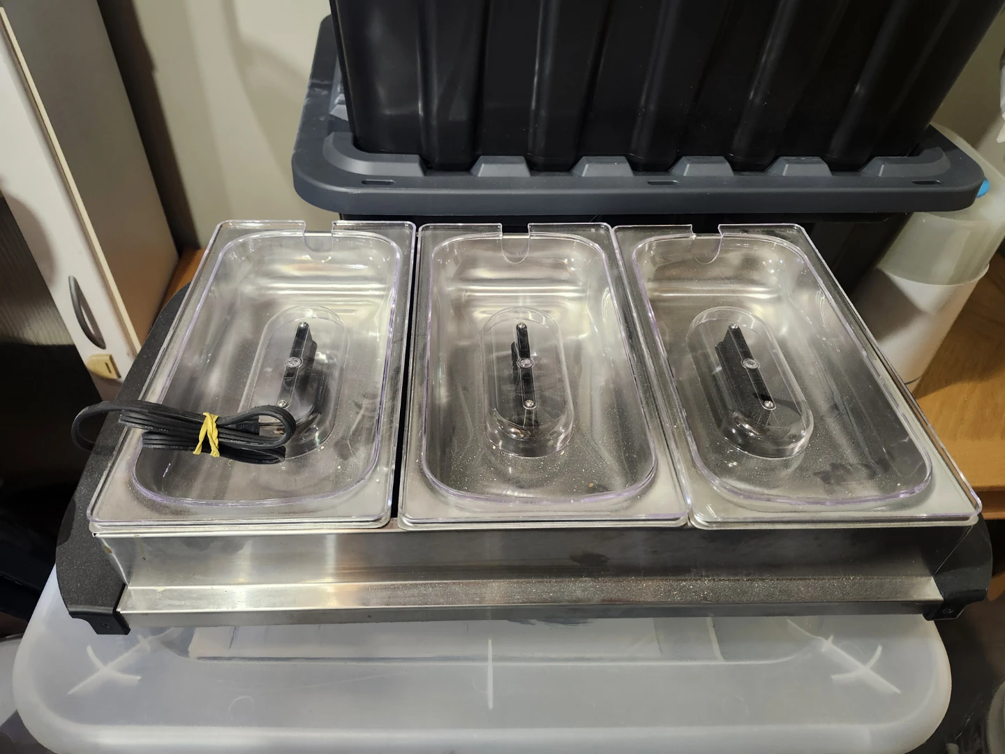 3-Container Stainless Steel Food Warmer