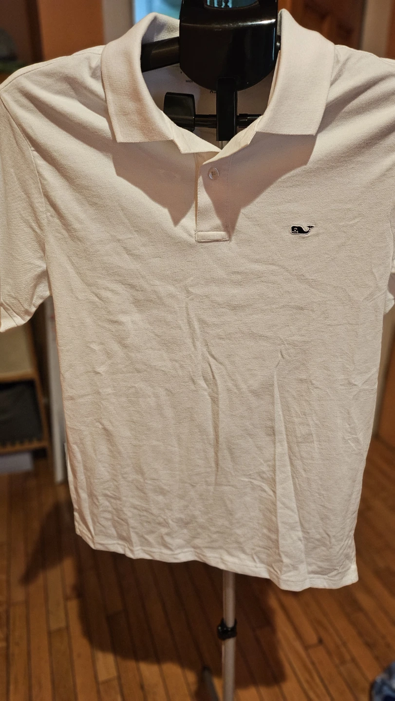 Vineyard Vines White Polo Shirt