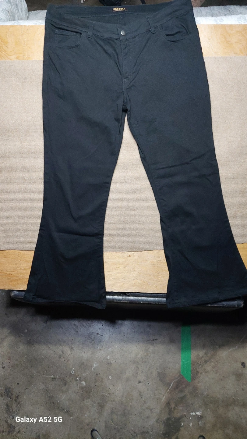 Run & Fly Black Flare Pants size 38 - photo 2