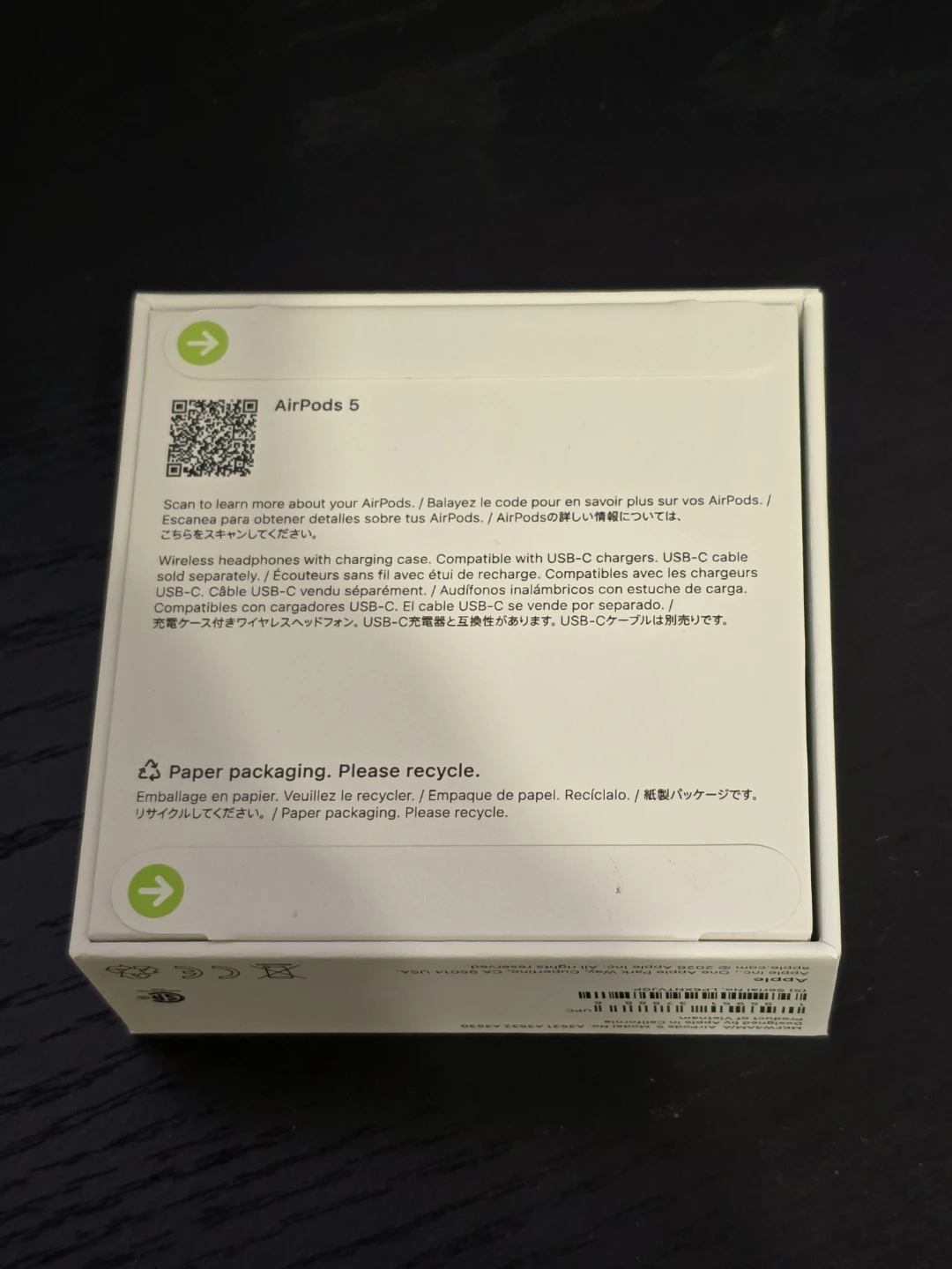 Apple AirPods 5 Wireless Headphones - photo 2