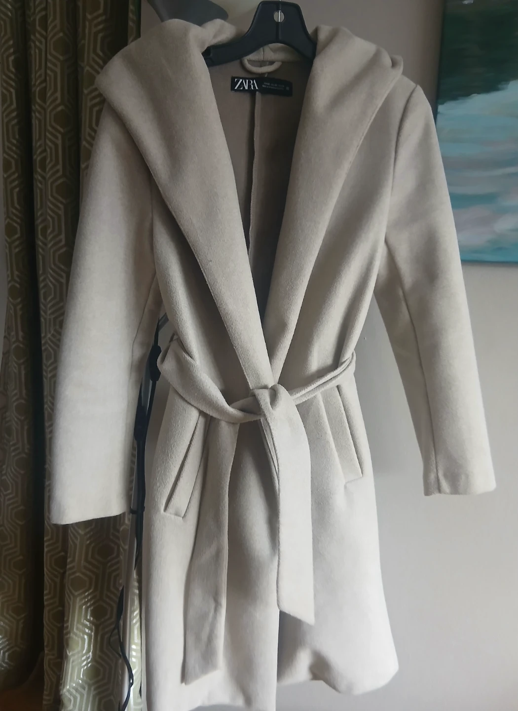 Zara hooded belted coat - photo 3
