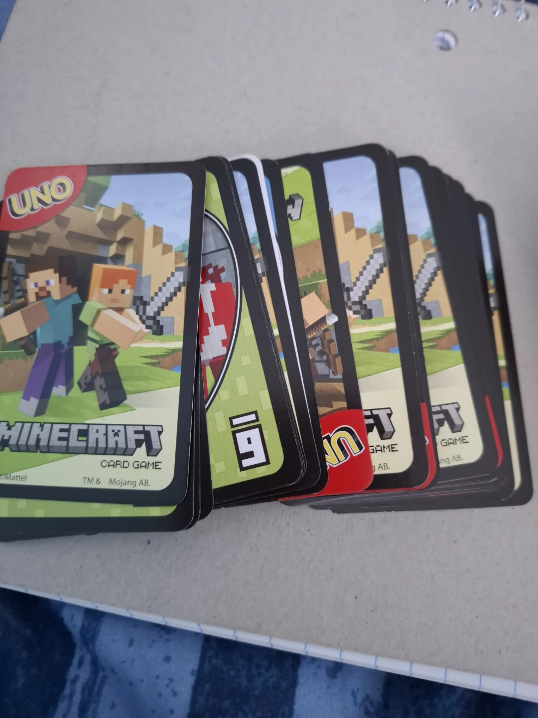 Mattel UNO Minecraft and Hot Wheels Card Sets - photo 2