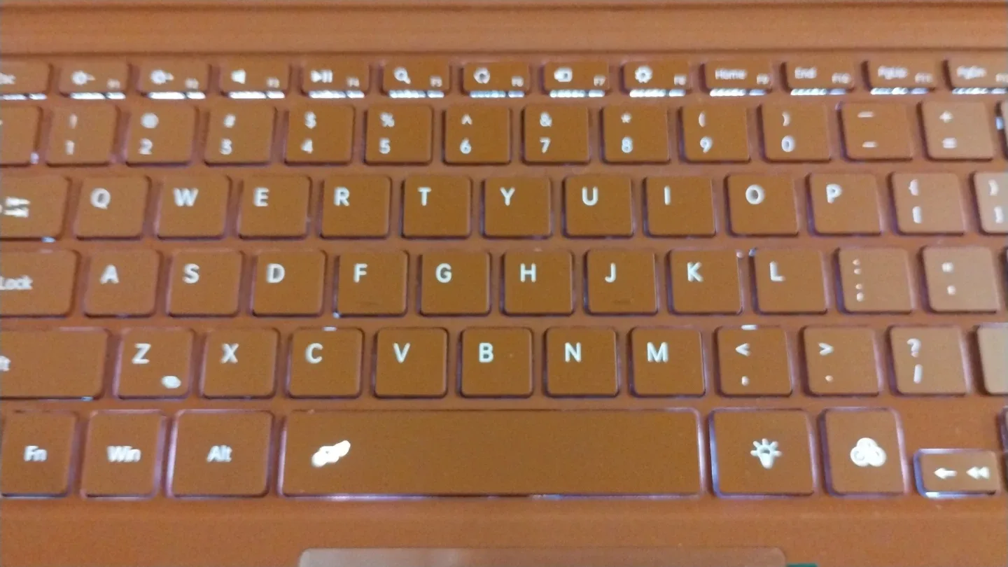 MS Surface Pro 3 & above Compatible Keyboard - Orange Brown - photo 3