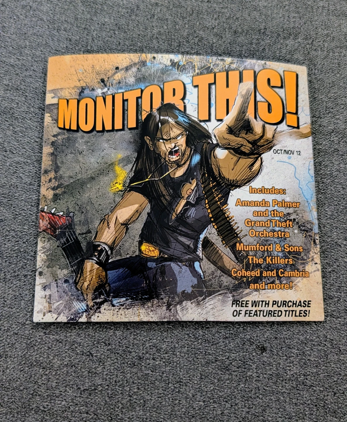Monitor This! Oct/Nov 12 Music Sampler CD