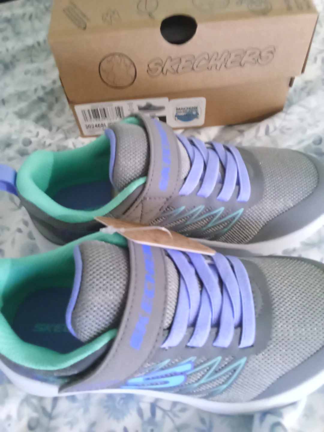 Skechers Kids Microspec Bold Delight Sneakers Size 13 - photo 5