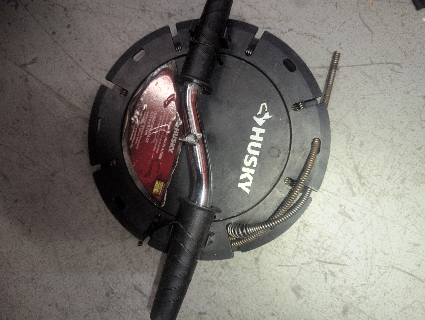 Husky 15 ft. x 1/4 in. Drain Auger