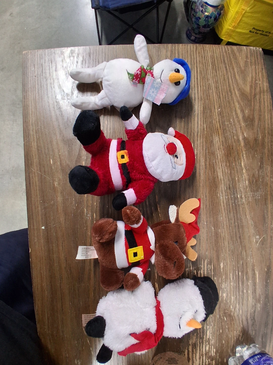 Set of 4 Holiday Plush Toys