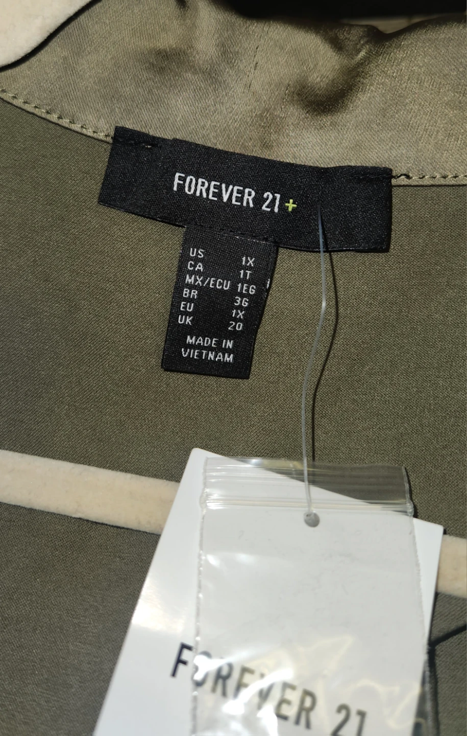 Forever 21+ Olive Green Jumpsuit Size 1X - photo 5