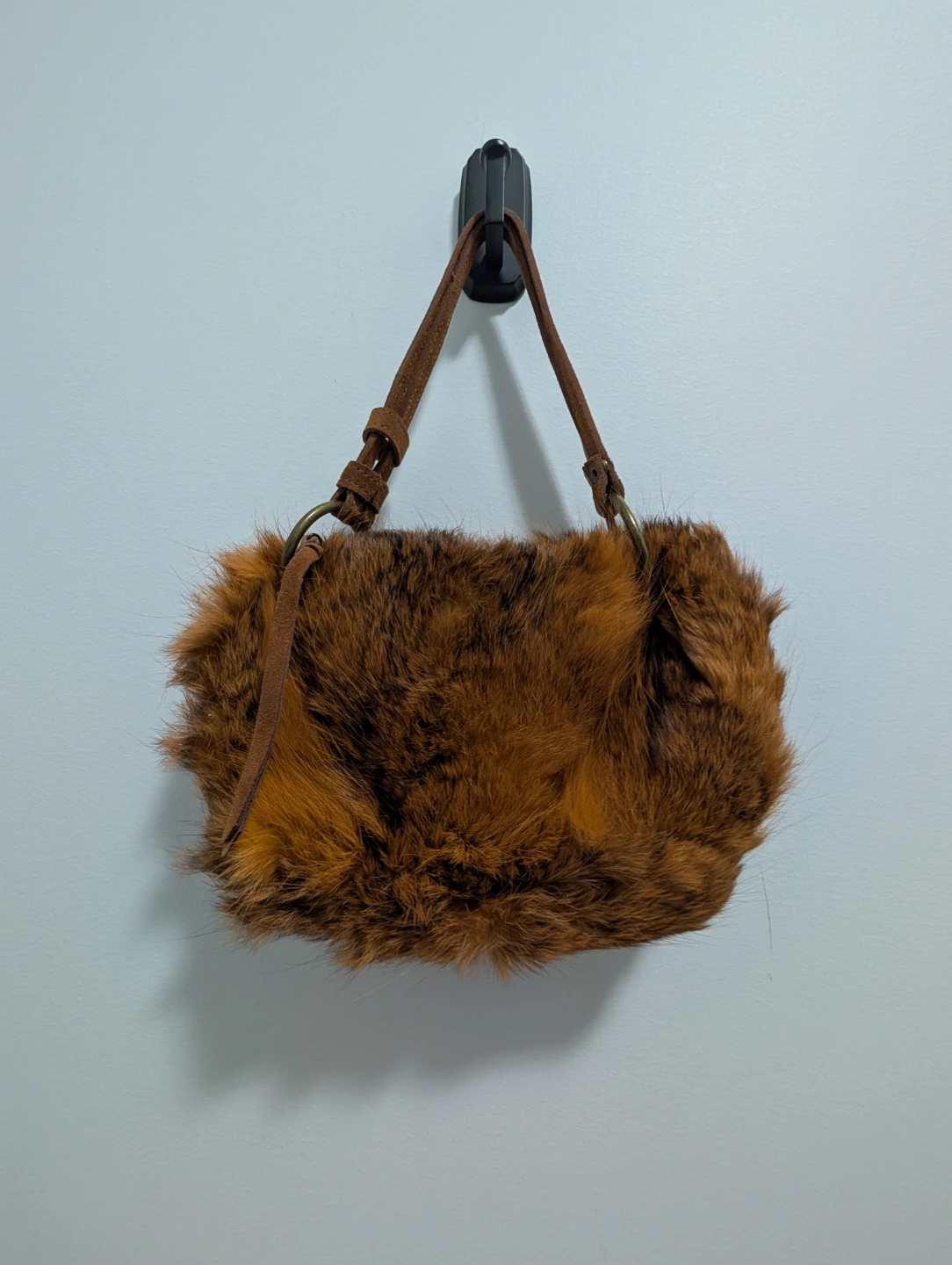 Brown Fur Shoulder Bag - photo 2