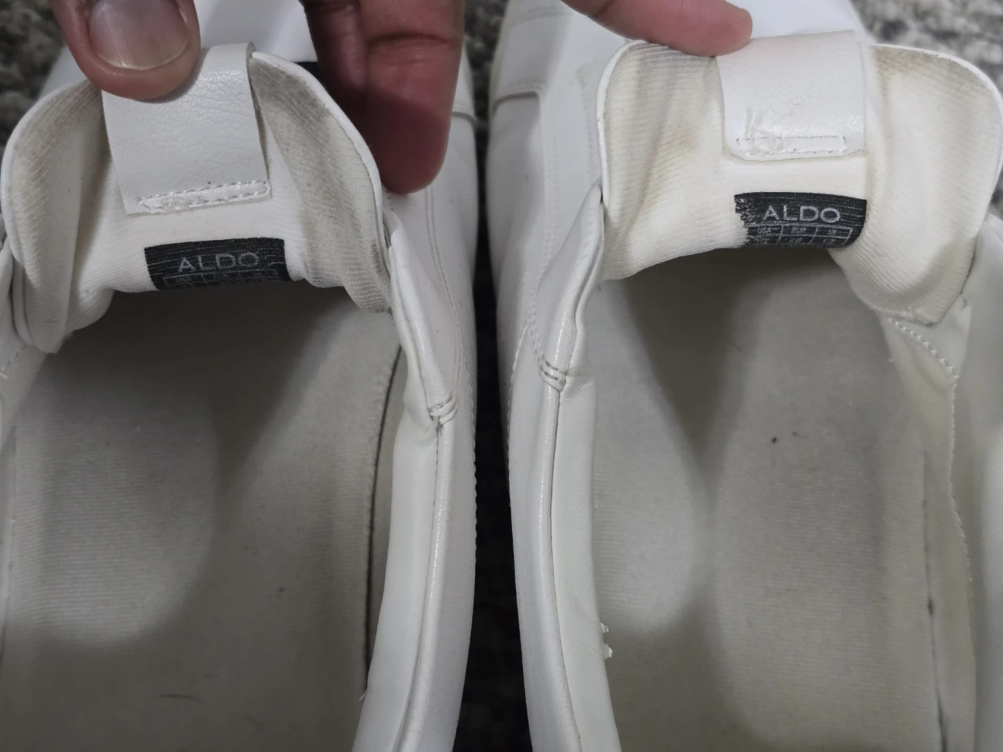 Aldo White Slip-On Sneakers Size 13 - photo 5