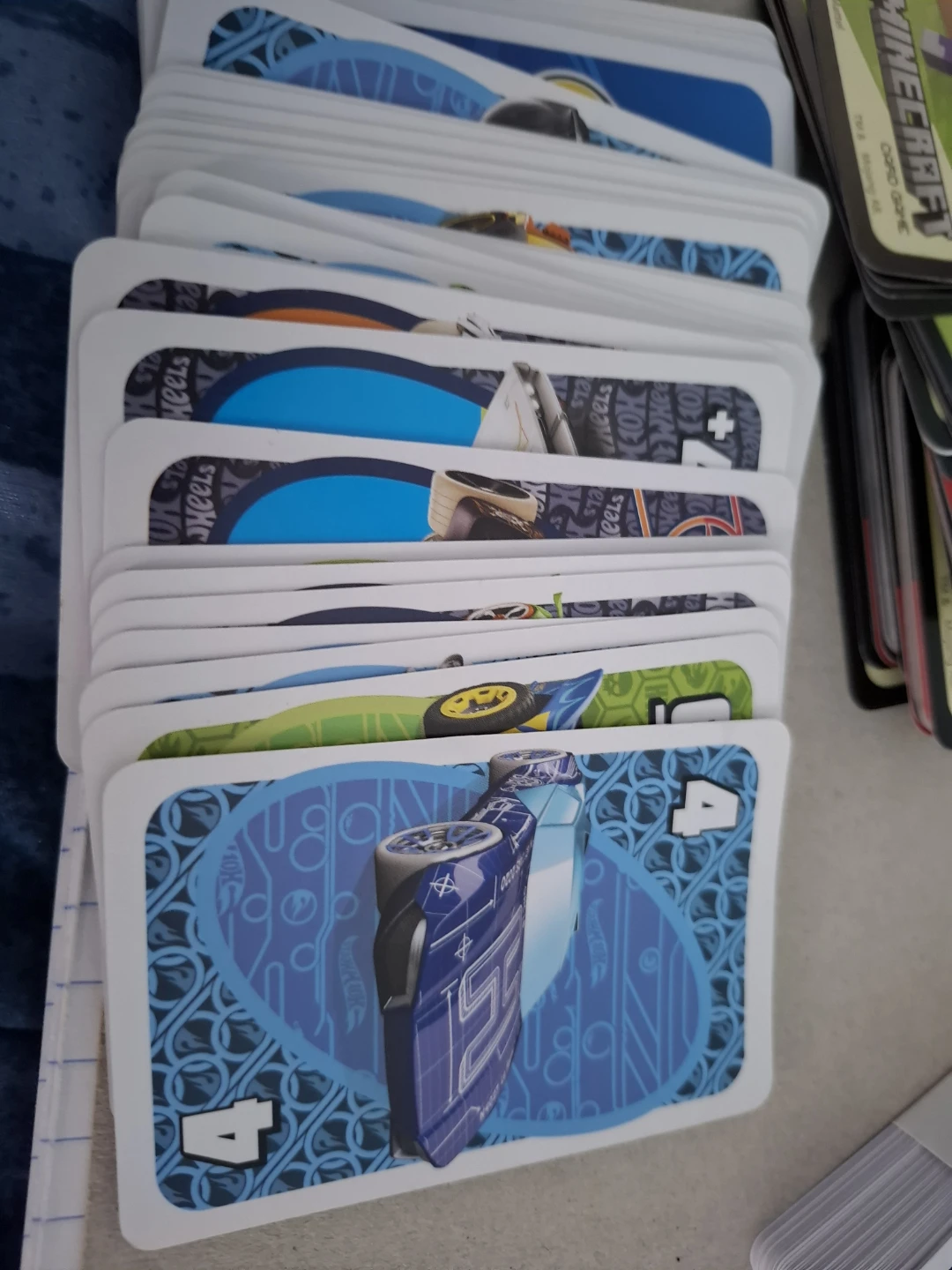 Mattel UNO Minecraft and Hot Wheels Card Sets - photo 3