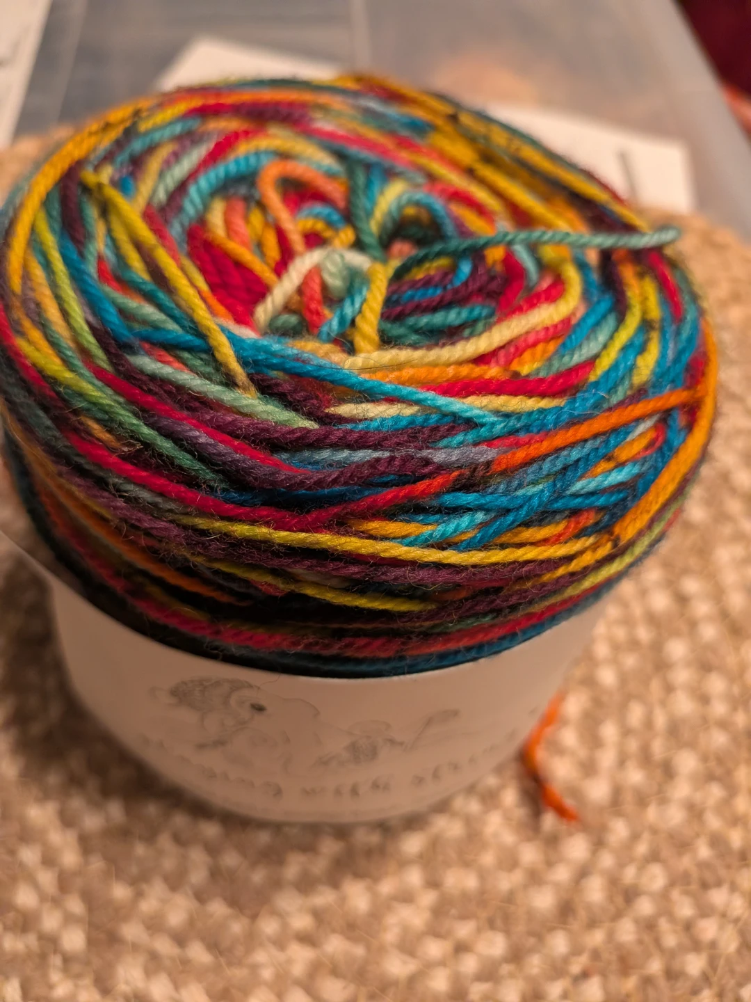 Hand-Dyed Sock Yarn - Speckle the Rainbow