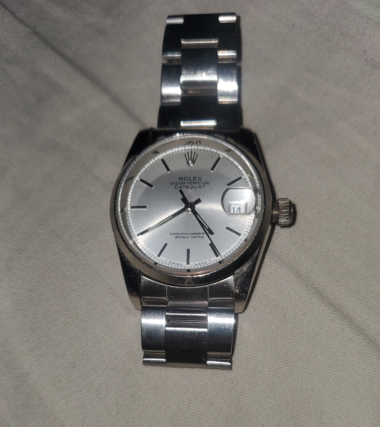 Authentic Rolex OYSTER-PERPETUAL DATEJUST - photo 2
