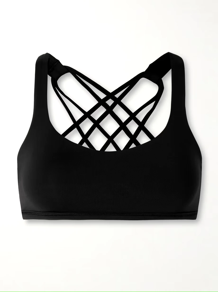 Lululemon Black Strappy Sports Bra