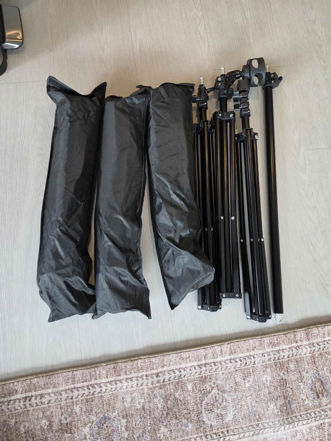MOUNT DOG 3 Softbox Studio Lights + Stands & Boom Arm - photo 4