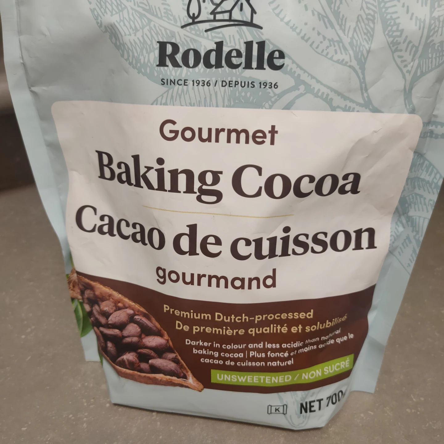 Rodelle Gourmet Baking Cocoa 700g
