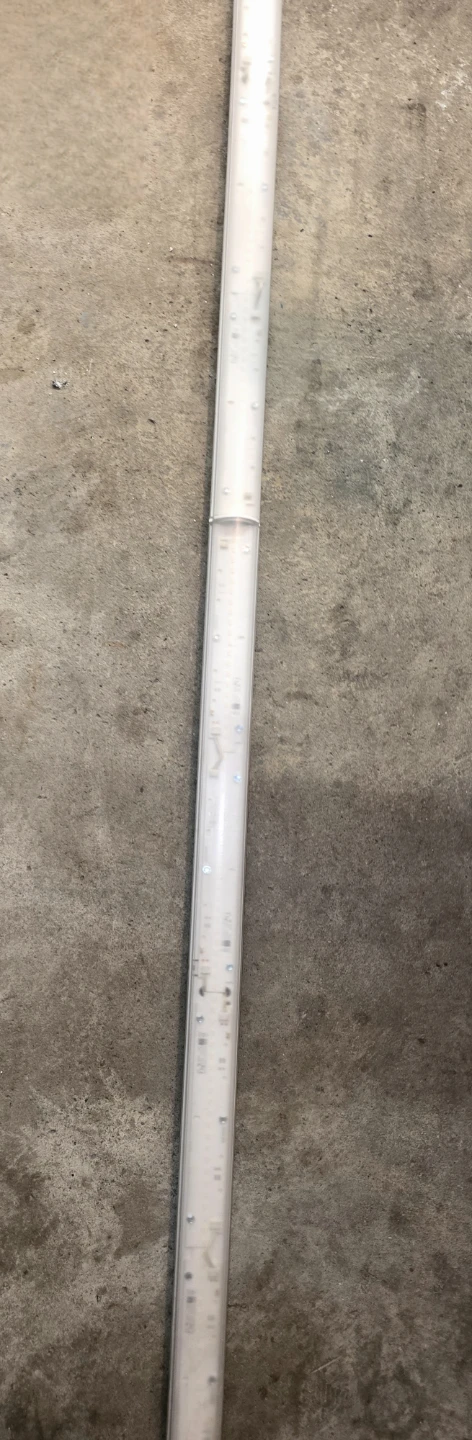 White 8ft LED Wrap-Around Shop Light