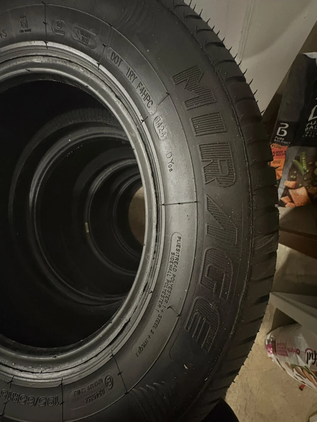 195/65R15 Mirage tires - photo 4