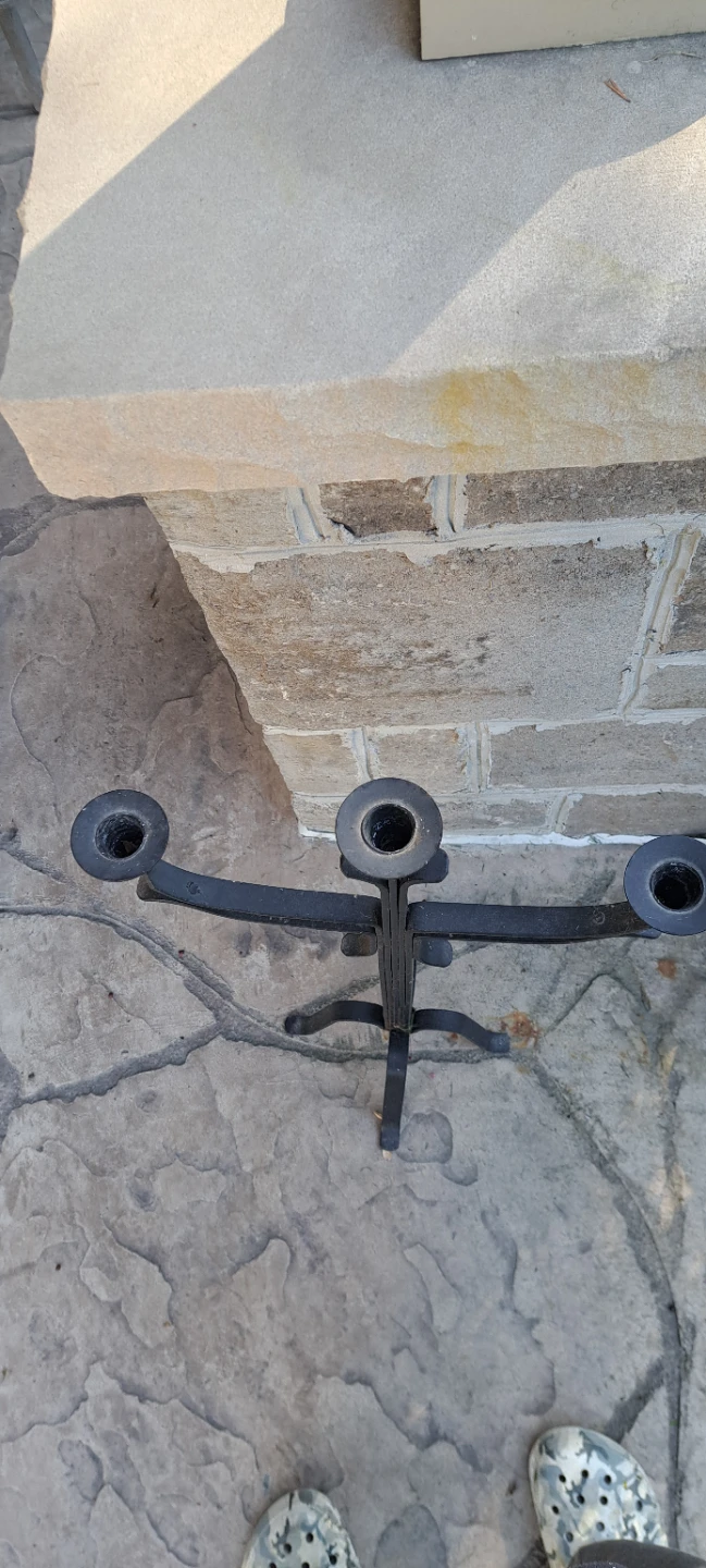TALL VINTAGE Wrought Iron Candelabra - photo 3