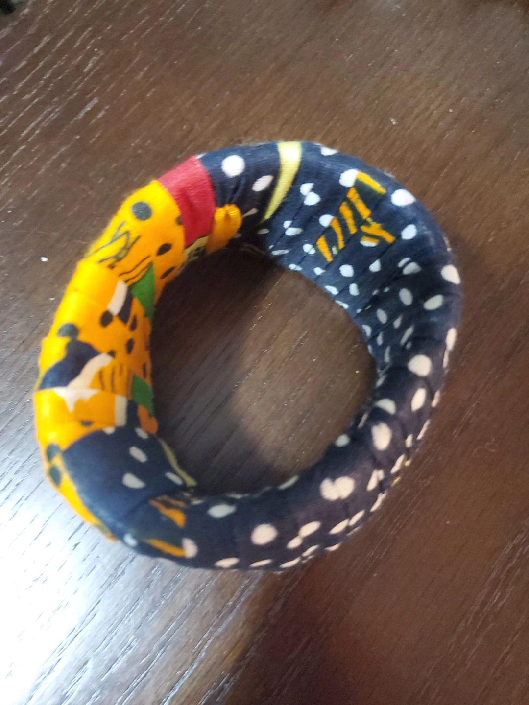 Fabric wrapped bracelet and Headband - photo 3