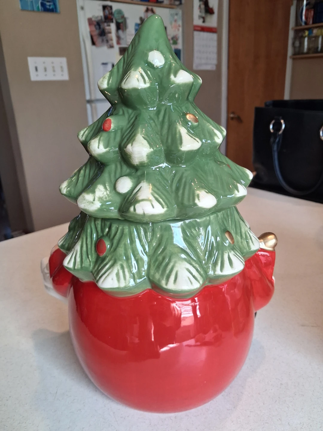 Harry and David Ceramic Christmas Tree Gnome Cookie Jar - photo 2