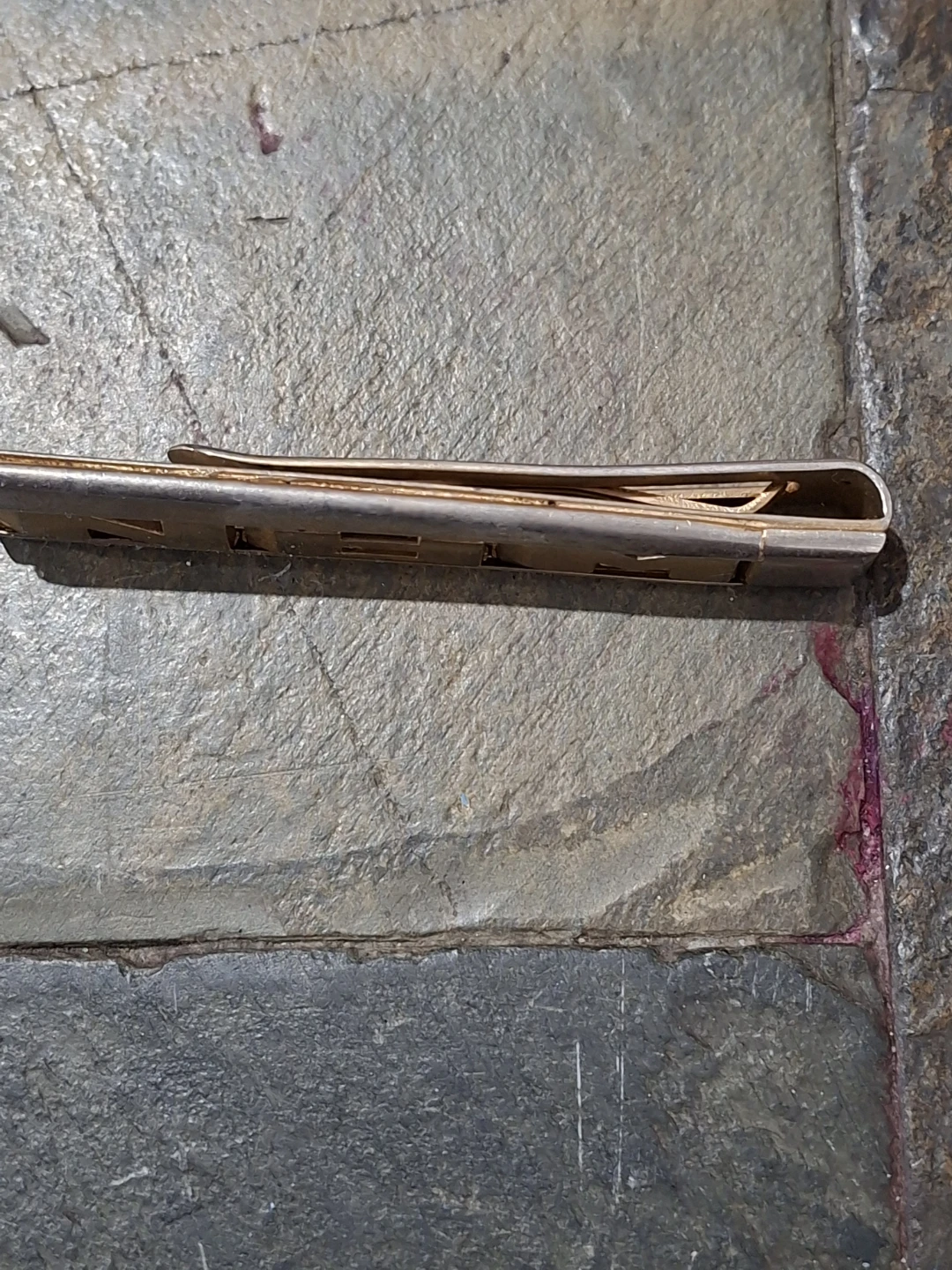 Vintage Swank Monogram Tie Clip / Tie Bar - photo 3