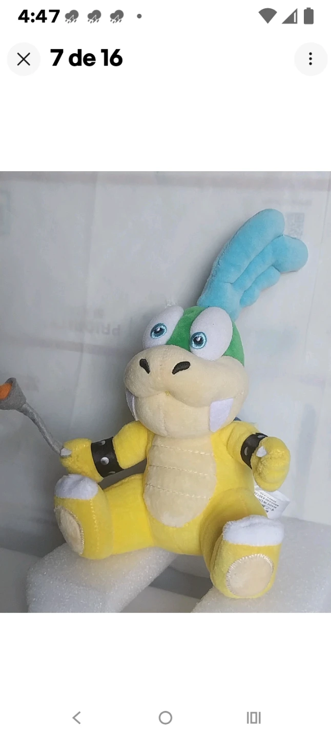 Super Mario Bros Larry Koopa Plush - photo 3